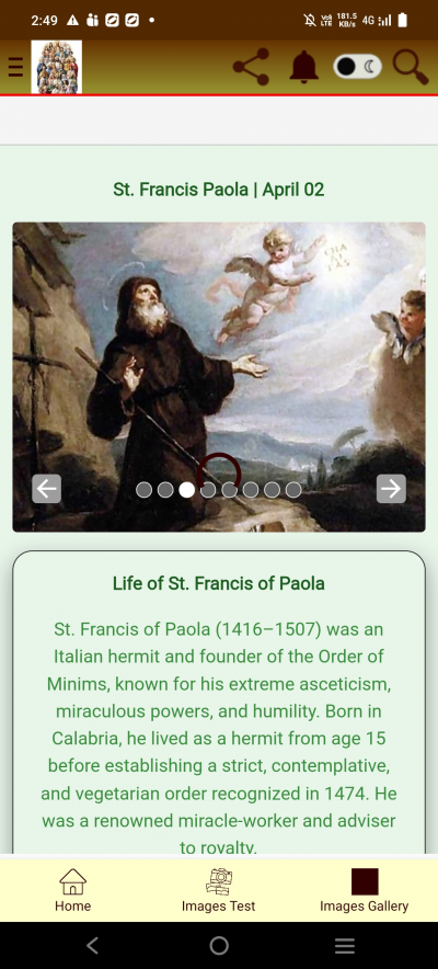Saints Diary