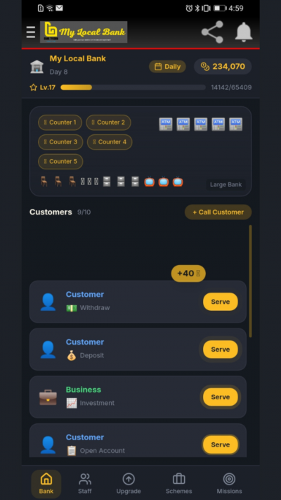 Bank Tycoon Empire