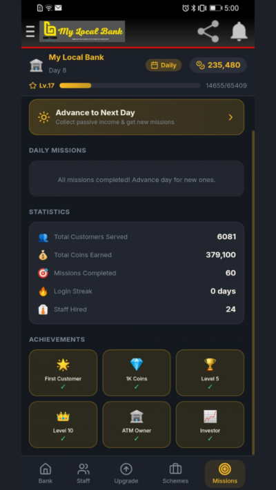 Bank Tycoon Empire