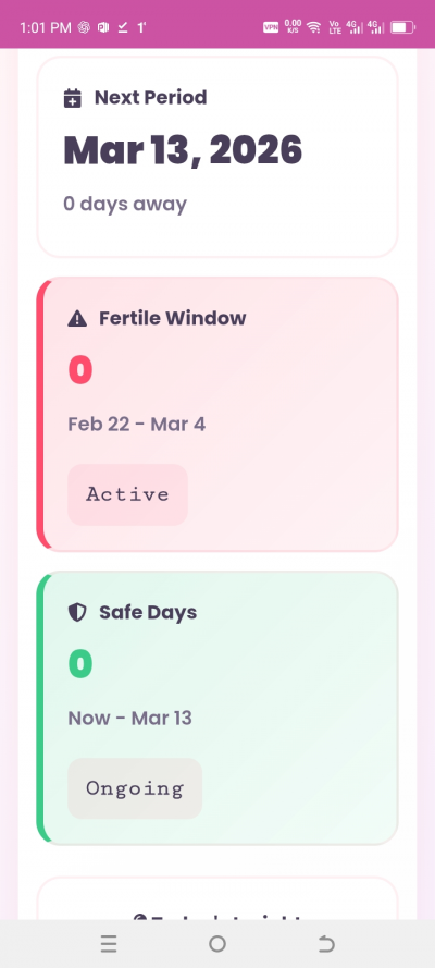 Period tracker