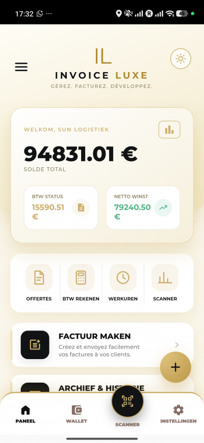 Invoice luxe