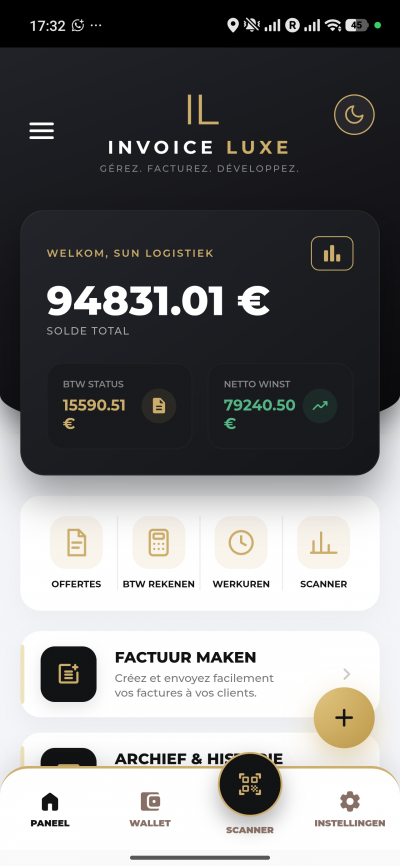 Invoice luxe