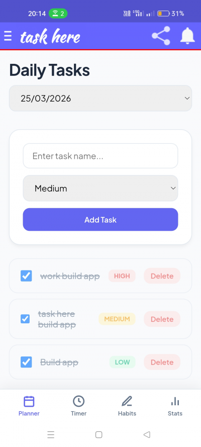 Task Here
