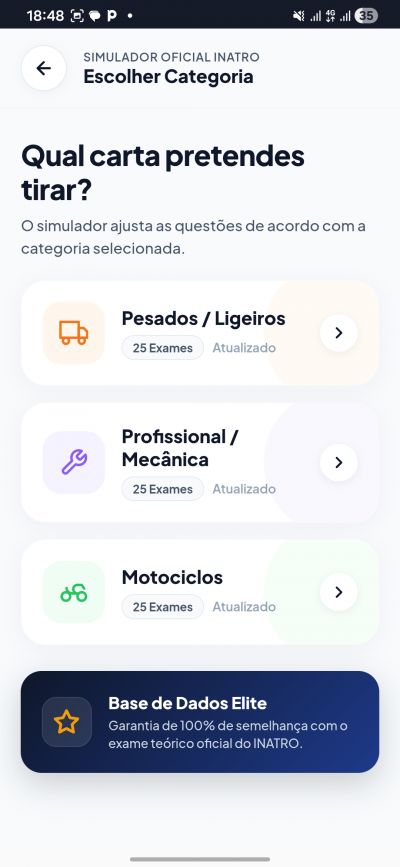 Inatro Pro: Exame Condução MZ