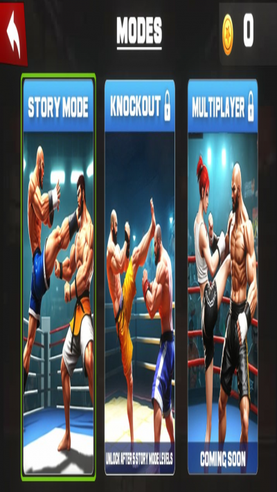 Bodybuilder Karate Fighting