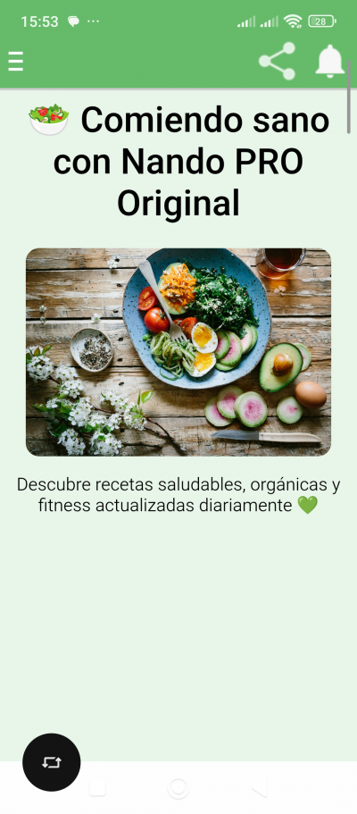 Comiendo sano con Nando