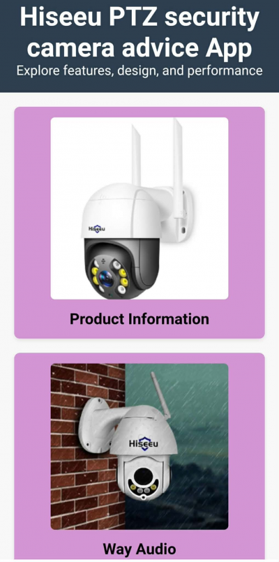 Hiseeu PTZ security camera advice