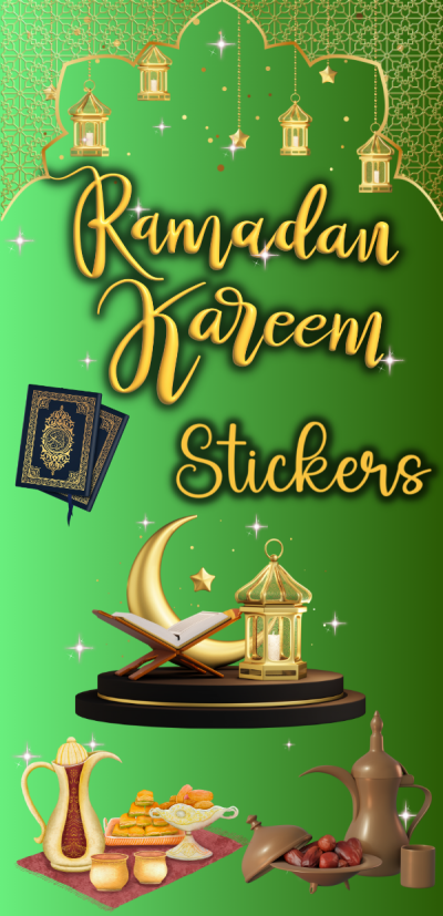 Ramadan Kareem Stickers.
