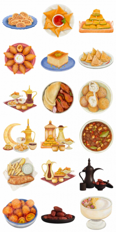 Ramadan Kareem Stickers.