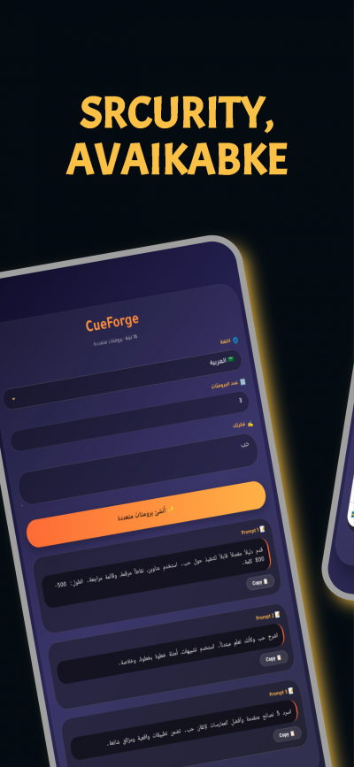 CueForge - مولد برومتات