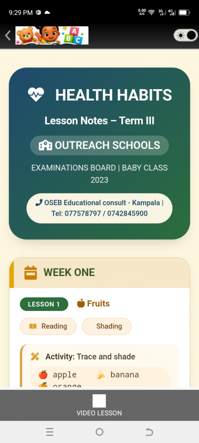 Baby Class Nursery