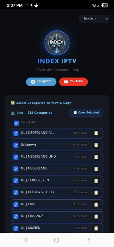 IPTV Playlist Generator