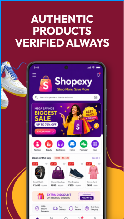 Shopexy India's trend shopping App