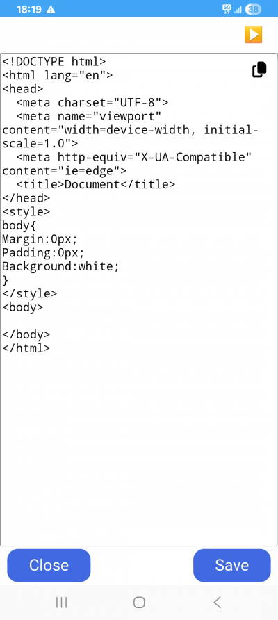 Code run