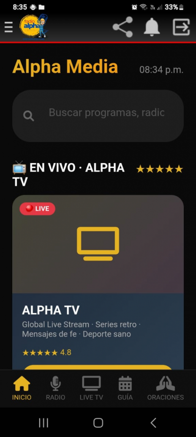 Radio alpha SV
